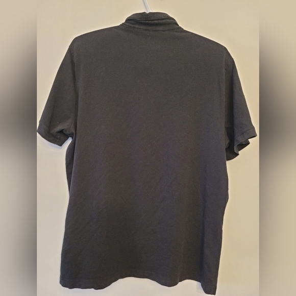 H&M Slim Fit Black Short Sleeve Polo (Large) - Picture 3 of 3
